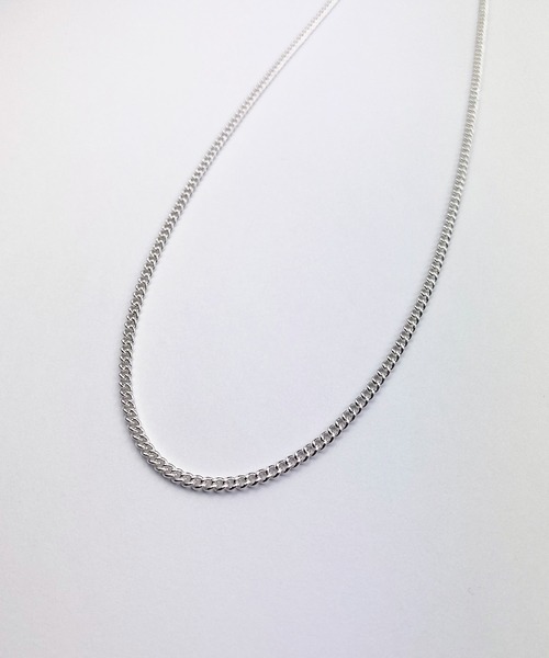 NUMBER (N)INE（ナンバーナイン）の「セミロングチェーンネックレス（ネックレス・メンズ・シルバー/シルバー系その他3/シルバー系その他2/シルバー系その他4/ブラック系その他3/ブラック系その他2/ブラック・FREE）」の4枚目の写真