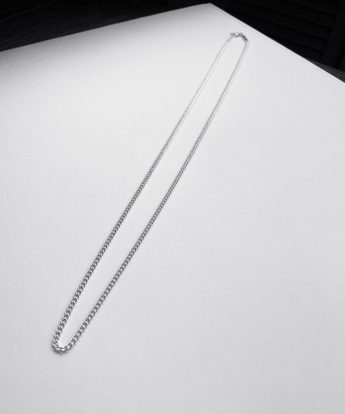 NUMBER (N)INE（ナンバーナイン）の「セミロングチェーンネックレス（ネックレス・メンズ・シルバー/シルバー系その他3/シルバー系その他2/シルバー系その他4/ブラック系その他3/ブラック系その他2/ブラック・FREE）」の9枚目の写真