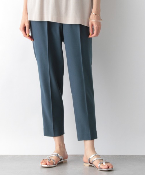 GLOBAL WORK（グローバルワーク）の「ウツクシルエットテーパードパンツ/949748（スラックス・レディース・ブラック/ネイビー/グレー/イエロー/ブルー/グリーン/アイボリー/ラベンダー/スモークピンク/ライトベージュ/グレイッシュベージュ・SMALL/MEDIUM/LARGE/X-LARGE/XX-LARGE/X-SMALL）」の6枚目の写真