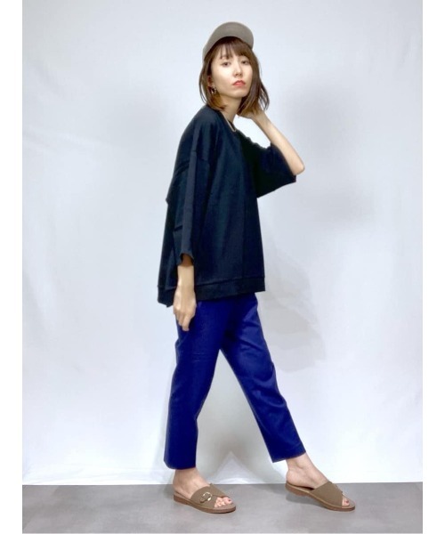mimiさま専用★GLOBAL WORK テーパードパンツ ネイビー・黒 S 楽天市場】【SALE／50%OFF】ウツクシルエットテーパードパンツ