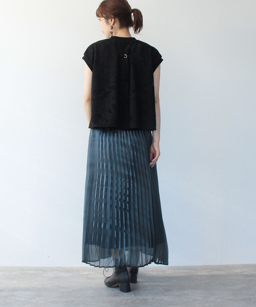 Three Four Time（ｽﾘｰﾌｫｰﾀｲﾑ）の「アコーディオンプリーツスカート（スカート・レディース・グリーン系その他/ブルー系その他・ONE SIZE）」の7枚目の写真