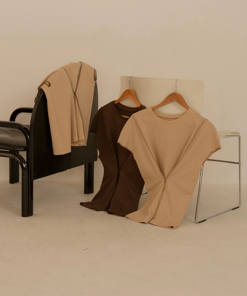 lawgy（ラウジー）の「original waist hook ct（Tシャツ/カットソー・レディース・ベージュ/ブラウン/ベージュ系その他・FREE）」の11枚目の写真