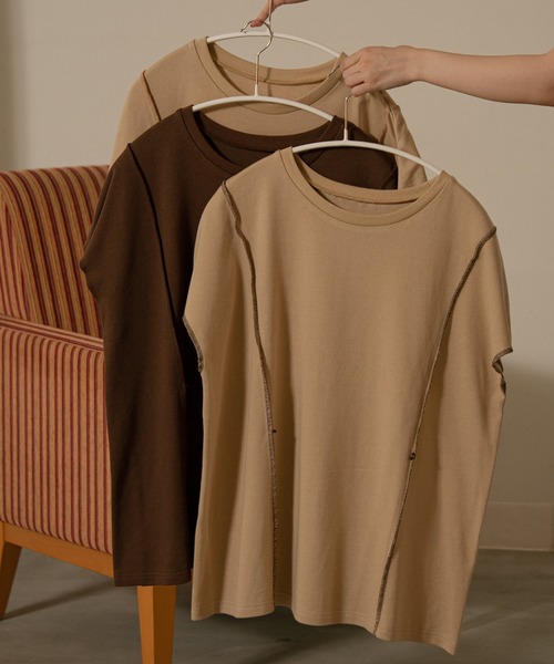 lawgy（ラウジー）の「original waist hook ct（Tシャツ/カットソー・レディース・ベージュ/ブラウン/ベージュ系その他・FREE）」の10枚目の写真