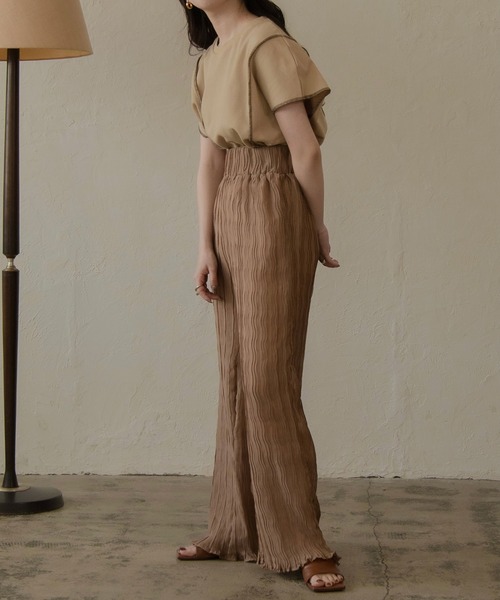 lawgy（ラウジー）の「original waist hook ct（Tシャツ/カットソー・レディース・ベージュ/ブラウン/ベージュ系その他・FREE）」の8枚目の写真