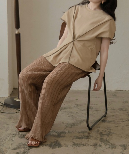 lawgy（ラウジー）の「original waist hook ct（Tシャツ/カットソー・レディース・ベージュ/ブラウン/ベージュ系その他・FREE）」の9枚目の写真