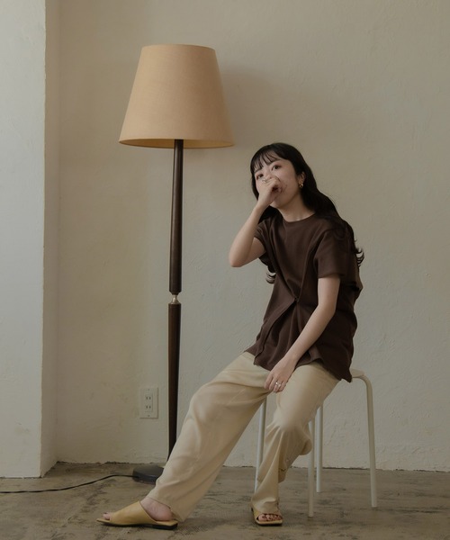 lawgy（ラウジー）の「original waist hook ct（Tシャツ/カットソー・レディース・ベージュ/ブラウン/ベージュ系その他・FREE）」の14枚目の写真