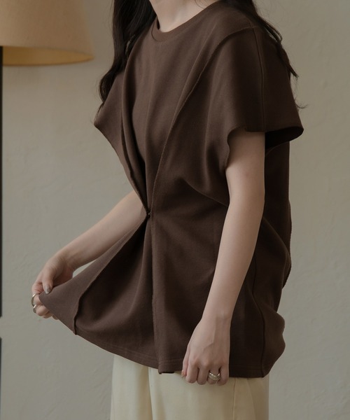 lawgy（ラウジー）の「original waist hook ct（Tシャツ/カットソー・レディース・ベージュ/ブラウン/ベージュ系その他・FREE）」の15枚目の写真