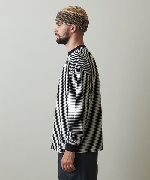 ＜Steven Alan＞ DTM BORDER LONG SLEEVE TEE Steven Alan（スティーブンアラン）の「＜Steven Alan