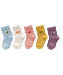 REBALANCE（リバランス）の「キッズ用ソックス 5ペアセット 豊富なバリエーション（ソックス/靴下）」