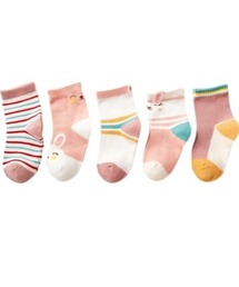 REBALANCE（リバランス）の「キッズ用ソックス 5ペアセット 豊富なバリエーション（ソックス/靴下）」