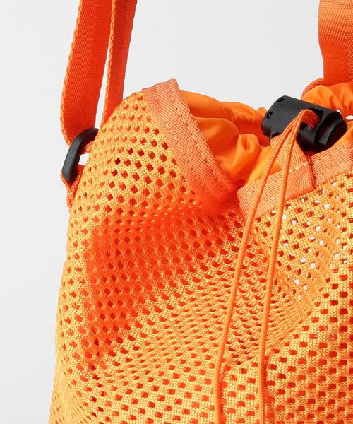 PORTER（ポーター）の「＜PORTER（ポーター）＞ S/DRAWSTRING BAG/バッグ（ショルダーバッグ・メンズ・ブラック/オレンジ・FREE）」の9枚目の写真