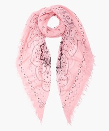 CHAN LUU | バンダナプリント カシミヤシルク 大判ストール BRH-SC-538(ストール/ショール)