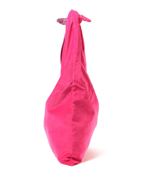 Ray BEAMS（レイビームス）の「Hollingworth country outfitters / Velvet BAG（トートバッグ・レディース・ピンク/ダークグリーン・ONE SIZE）」の12枚目の写真