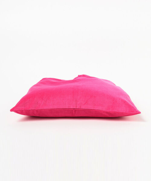 Ray BEAMS（レイビームス）の「Hollingworth country outfitters / Velvet BAG（トートバッグ・レディース・ピンク/ダークグリーン・ONE SIZE）」の5枚目の写真