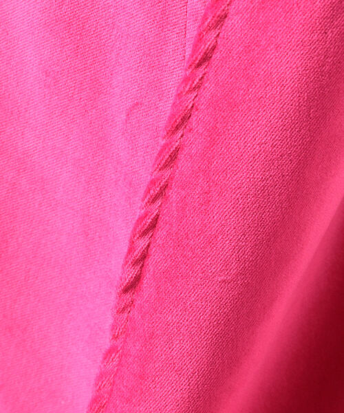 Ray BEAMS（レイビームス）の「Hollingworth country outfitters / Velvet BAG（トートバッグ・レディース・ピンク/ダークグリーン・ONE SIZE）」の3枚目の写真