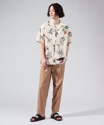 【美品】CABaN コットンオープンカラーシャツ caban（キャバン）の「□CABaN NEW BOTANICAL コットン オープン