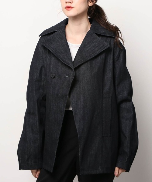 G.V.G.V.（ジーヴィージーヴィー）の「DENIM JACKET（デニムジャケット・レディース・ダークネイビー・36/34）」の21枚目の写真