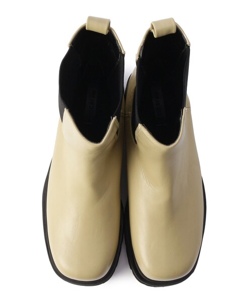 ESPERANZA（エスペランサ）の「◆【残りわずか】【晴雨兼用】トラックソールサイドゴアショートブーツ（ブーツ・レディース・ブラック/ベージュ・LL/S/M/L）」の13枚目の写真