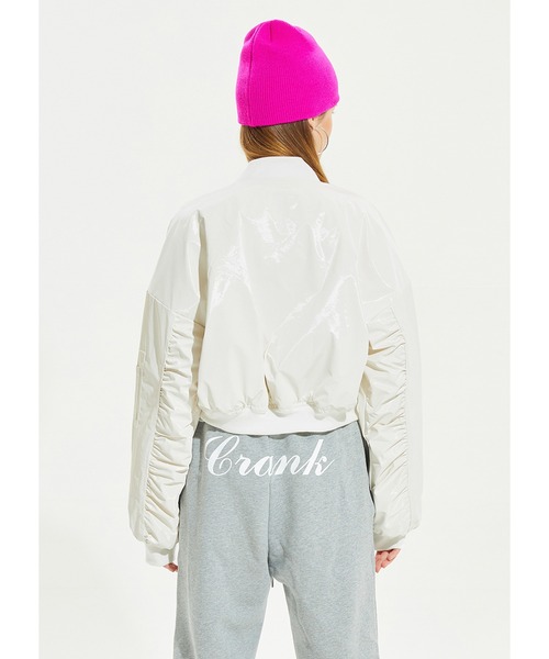 A Gem 9 Kom Crank クランク Cropped Ma 1 Jacket クロップド丈 Ma 1フライトジャケット