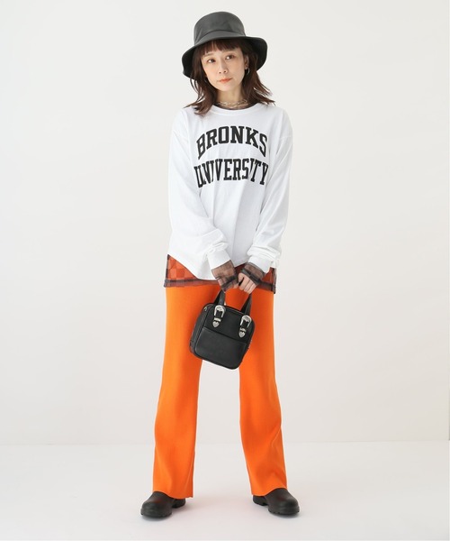 JOINT WORKS(ジョイントワークス)の「J-12Gリブパンツ(その他パンツ・レディース・ホワイト/オレンジ・FREE)」の7枚目の写真