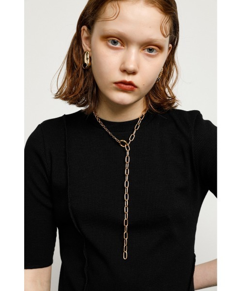 SLY（スライ）の「DOCKING CHAIN N/C ドッキングチェーン ネックレス（ネックレス・レディース・シルバー/ゴールド・FREE）」の2枚目の写真