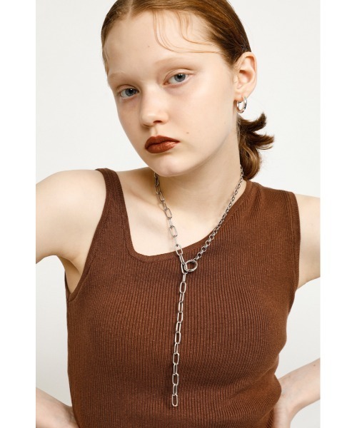 SLY（スライ）の「DOCKING CHAIN N/C ドッキングチェーン ネックレス（ネックレス・レディース・シルバー/ゴールド・FREE）」の19枚目の写真