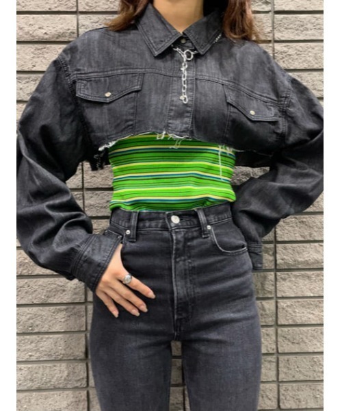 SLY（スライ）の「DOCKING CHAIN N/C ドッキングチェーン ネックレス（ネックレス・レディース・シルバー/ゴールド・FREE）」の7枚目の写真