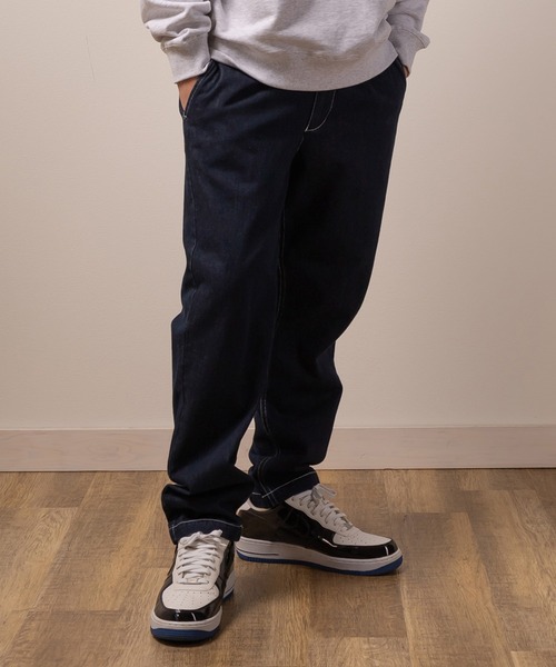 Dickies（ディッキーズ）の「［新色追加］【DICKIES／ディッキーズ】ツイル&デニムタックテーパードパンツ/イージーパンツ/スケーターパンツ（チノパンツ・メンズ・チャコールグレー/ブラック/ベージュ/カーキ/ブラック系その他/ワンウォッシュ・M/L/XL）」の6枚目の写真