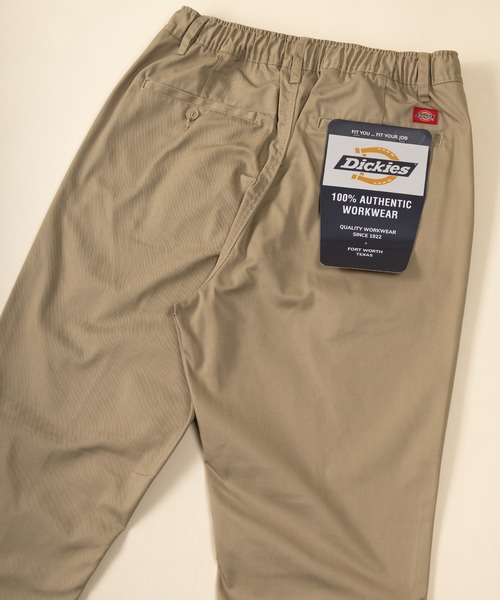 Dickies（ディッキーズ）の「［新色追加］【DICKIES／ディッキーズ】ツイル&デニムタックテーパードパンツ/イージーパンツ/スケーターパンツ（チノパンツ・メンズ・チャコールグレー/ブラック/ベージュ/カーキ/ブラック系その他/ワンウォッシュ・M/L/XL）」の11枚目の写真