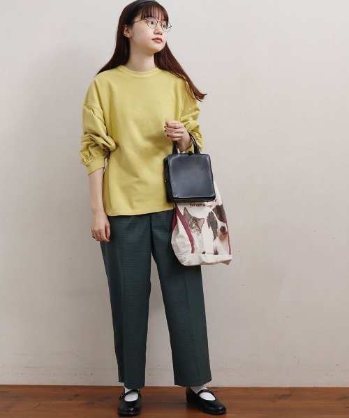 fig London（フィグロンドン）の「ﾐﾆ裏毛ﾋﾟｸﾞﾒﾝﾄバイオ PO（T