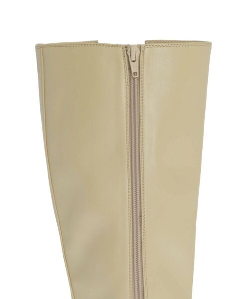 MURUA（ムルーア）の「サイドゴアロングブーツ（ブーツ・レディース・ブラック/ベージュ・36/35/37）」の11枚目の写真