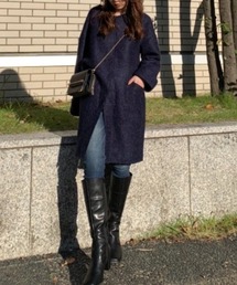 AZUL ENCANTO | ブークレーノーカラーコート(その他アウター)