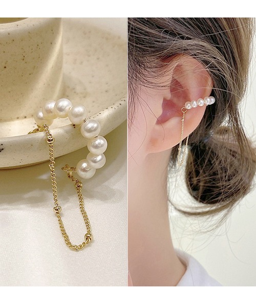 florist（フローリスト）の「トレンドデザインのゴールドイヤーカフ（イヤーカフ・レディース・その他1/その他2/その他3/その他4/その他5/その他6/その他7/その他8/その他9/その他10・FREE）」の6枚目の写真