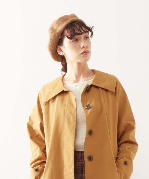 MELROSE claire(メルローズ クレール)の「【アンチピリング加工で毛玉が出来づらい♪ベレー帽】(ハンチング/ベレー帽・レディース・ブラック/ベージュ/ブラウン・FREE)」の13枚目の写真