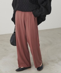 Chaco closet | ウエストゴム センターシーム ストレートパンツ(スラックス)