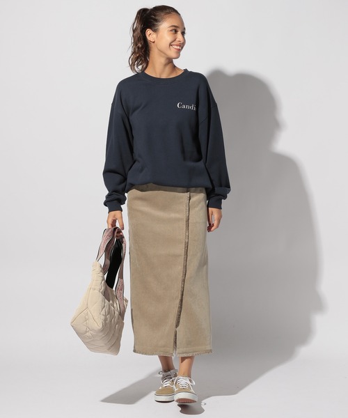 BAYFLOW（ベイフロー）の「フリンジベッチンスカート（スカート・レディース・ベージュ/ブルー・SMALL/MEDIUM）」の5枚目の写真