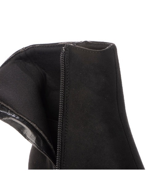 Realta（レアルタ）の「Realta(レアルタ)  スクエアトゥスタックヒールショート ブーツ（ブーツ・レディース・ブラック/ダークブラウン/ブラック系その他・LL/L/M/S）」の22枚目の写真