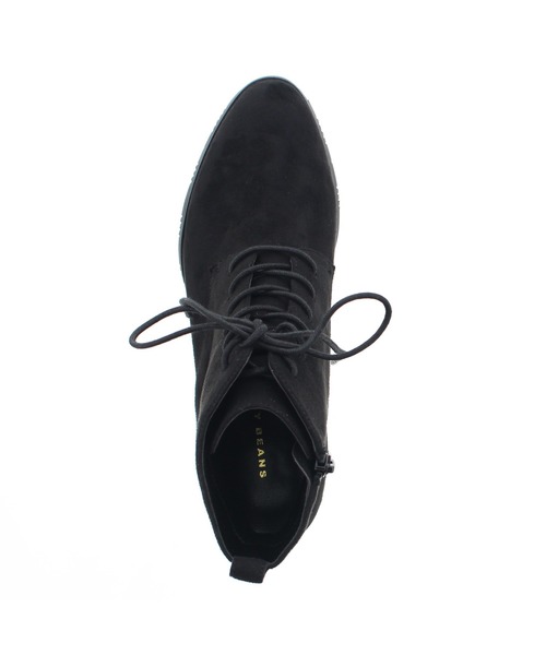 JELLY BEANS（ジェリービーンズ）の「カラーブロックヒールレースアップブーツ(204-42741)JELLY BEANS(ジェリービーンズ)（ブーツ・レディース・ダークブラウン/グレイッシュベージュ/ブラック・M/L/S）」の6枚目の写真