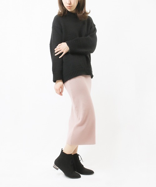 JELLY BEANS（ジェリービーンズ）の「カラーブロックヒールレースアップブーツ(204-42741)JELLY BEANS(ジェリービーンズ)（ブーツ・レディース・ダークブラウン/グレイッシュベージュ/ブラック・M/L/S）」の14枚目の写真