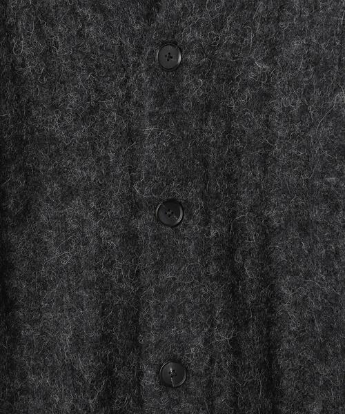 AURALEE(オーラリー)の「<AURALEE>ワイドリブニット カーディガン Ψ(カーディガン/ボレロ・レディース・ダークグレー・1)」の4枚目の写真