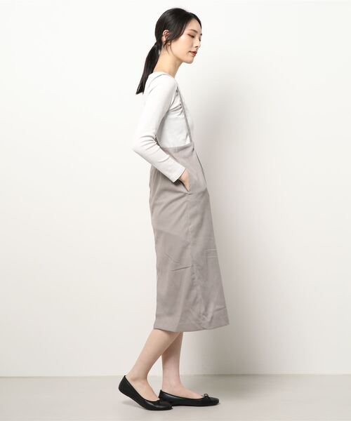 Te chichi(テチチ)の「細コールサス付タイトスカート(スカート・レディース・グレー/グリーン/チャコール・SMALL/MEDIUM)」の5枚目の写真