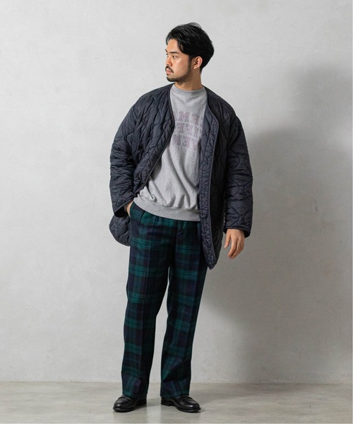 EDIFICE（エディフィス）の「ミリタリーライナー 2WAYキルティングコート（ミリタリージャケット・メンズ・ブラック/ベージュ・SMALL/MEDIUM/LARGE）」の7枚目の写真