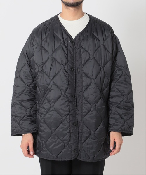 EDIFICE（エディフィス）の「ミリタリーライナー 2WAYキルティングコート（ミリタリージャケット・メンズ・ブラック/ベージュ・SMALL/MEDIUM/LARGE）」の4枚目の写真