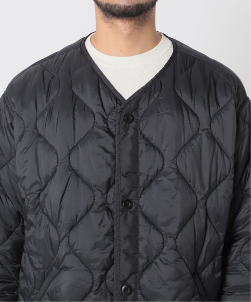 EDIFICE（エディフィス）の「ミリタリーライナー 2WAYキルティングコート（ミリタリージャケット・メンズ・ブラック/ベージュ・SMALL/MEDIUM/LARGE）」の14枚目の写真