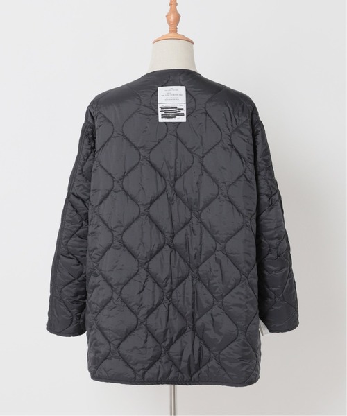 EDIFICE（エディフィス）の「ミリタリーライナー 2WAYキルティングコート（ミリタリージャケット・メンズ・ブラック/ベージュ・SMALL/MEDIUM/LARGE）」の19枚目の写真