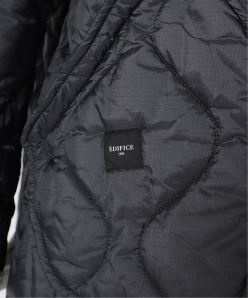 EDIFICE（エディフィス）の「ミリタリーライナー 2WAYキルティングコート（ミリタリージャケット・メンズ・ブラック/ベージュ・SMALL/MEDIUM/LARGE）」の15枚目の写真
