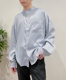 Niell | バンドカラーオーバーサイズシャツ〇(シャツ/ブラウス)