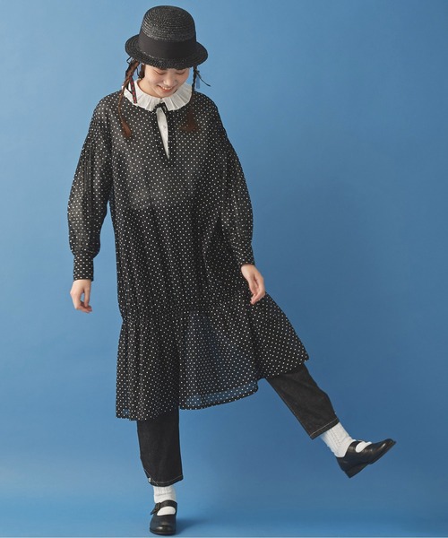 Malle(マル)の「△malle 麦ブレードハット NO.4(ハット・レディース・ブラック/ナチュラル・FREE)」の4枚目の写真