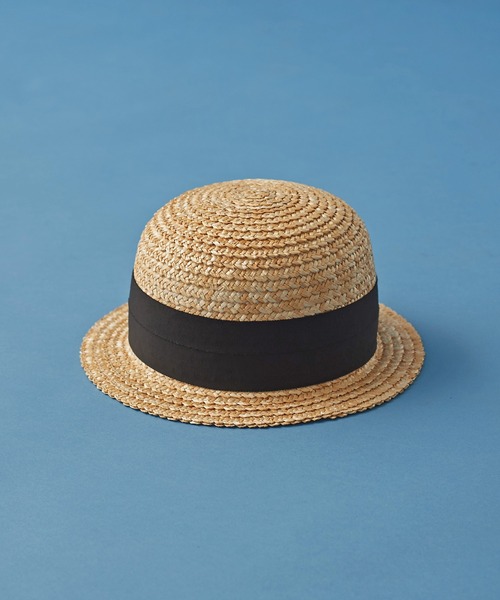 Malle(マル)の「△malle 麦ブレードハット NO.4(ハット・レディース・ブラック/ナチュラル・FREE)」の13枚目の写真