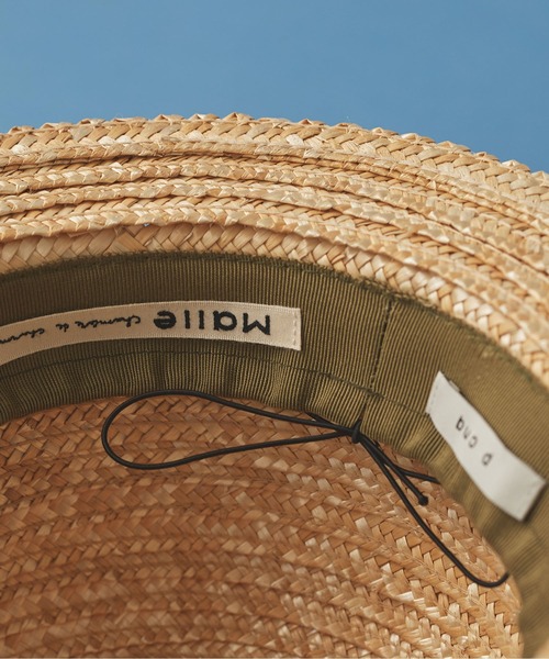 Malle(マル)の「△malle 麦ブレードハット NO.4(ハット・レディース・ブラック/ナチュラル・FREE)」の17枚目の写真